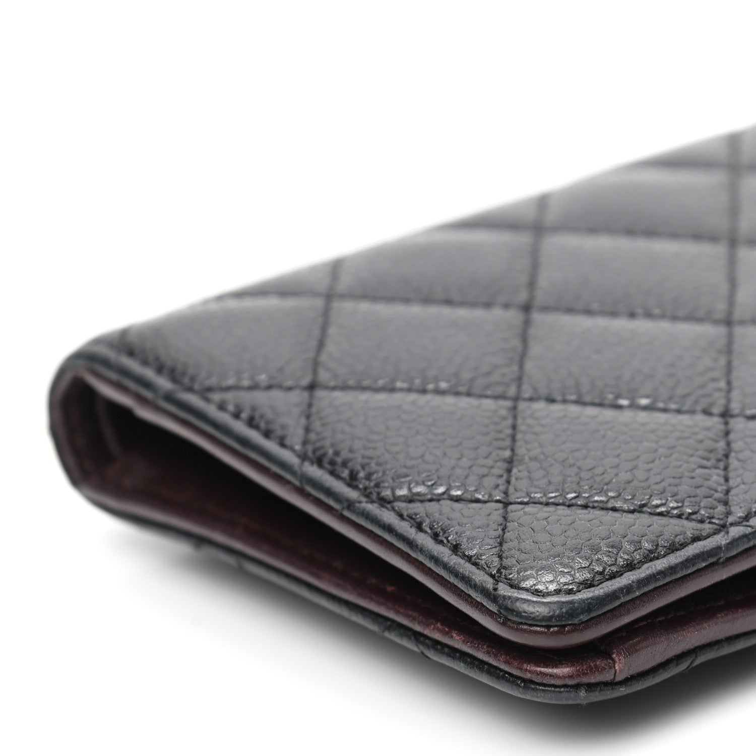 Chanel Caviar Quilted Yen Wallet Black 10 of 10