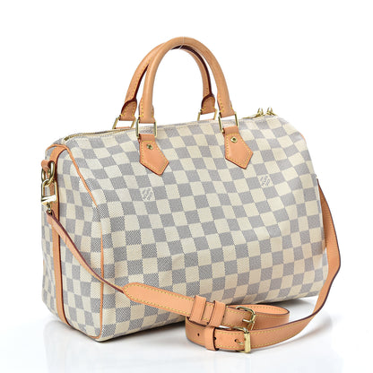 Louis Vuitton Damier Azur Speedy Bandouliere 30 3 of 15
