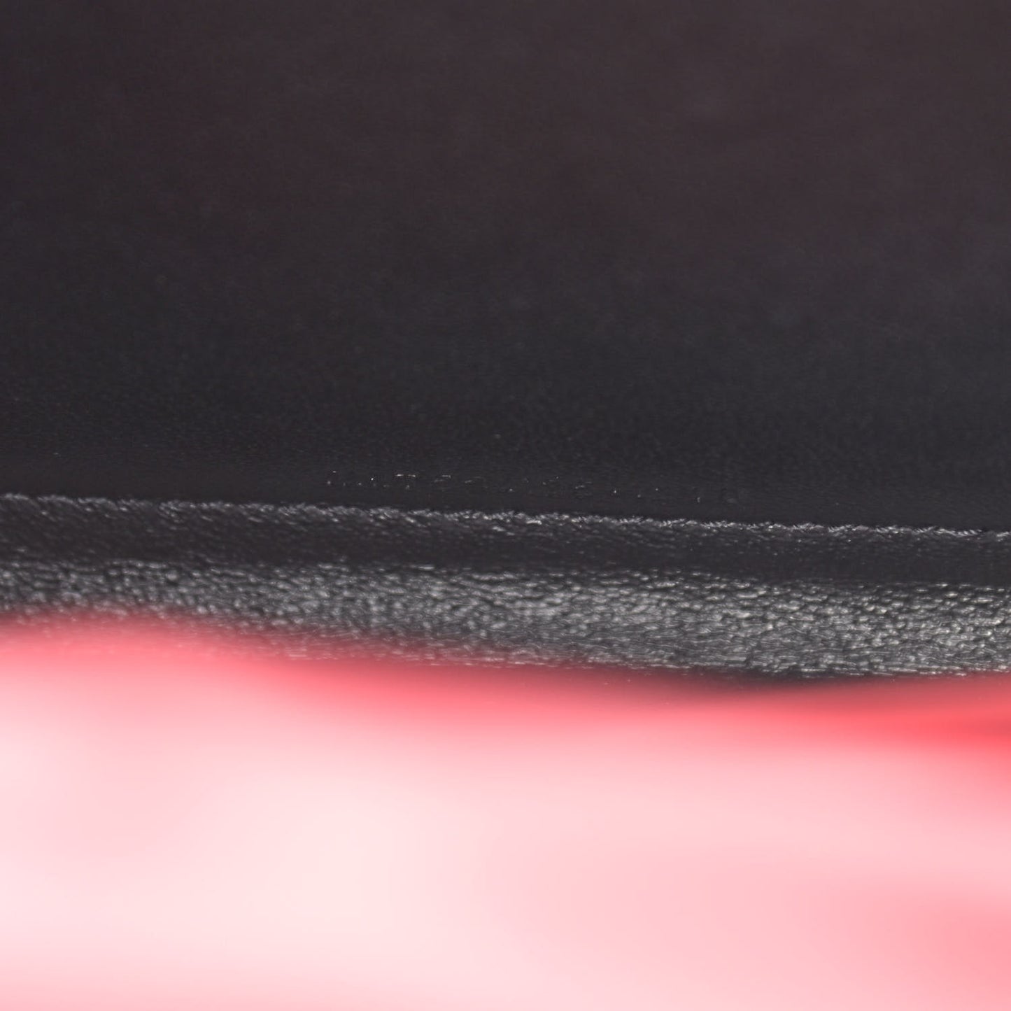 Lambskin Matelasse Monogram Vicky Chain Wallet Rouge Eros