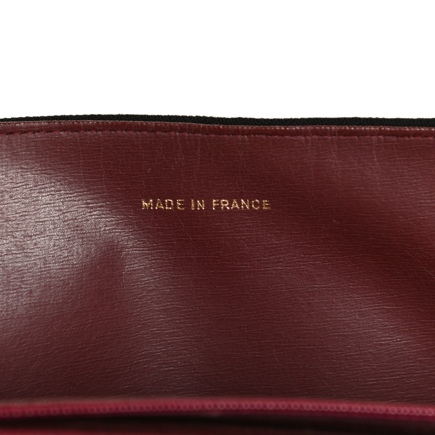 Jersey Quilted Wallet On Chain WOC Black