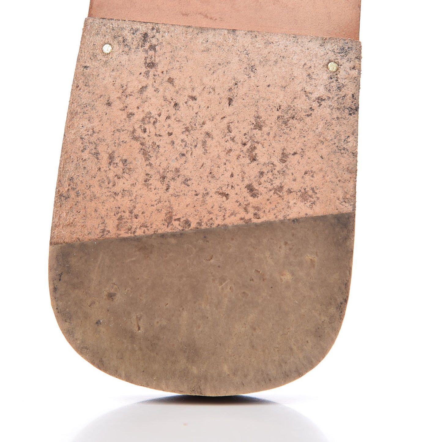 Box Calfskin Oran Sandals 38 Taupe