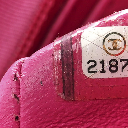 Chanel Lambskin Quilted Mini Rectangular Flap Fuchsia 8 of 13