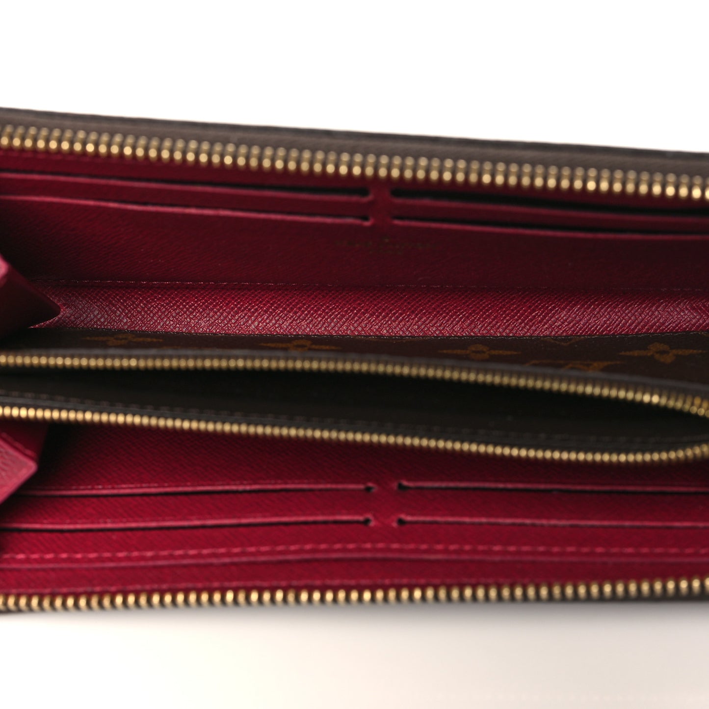 Monogram Clemence Wallet Fuchsia