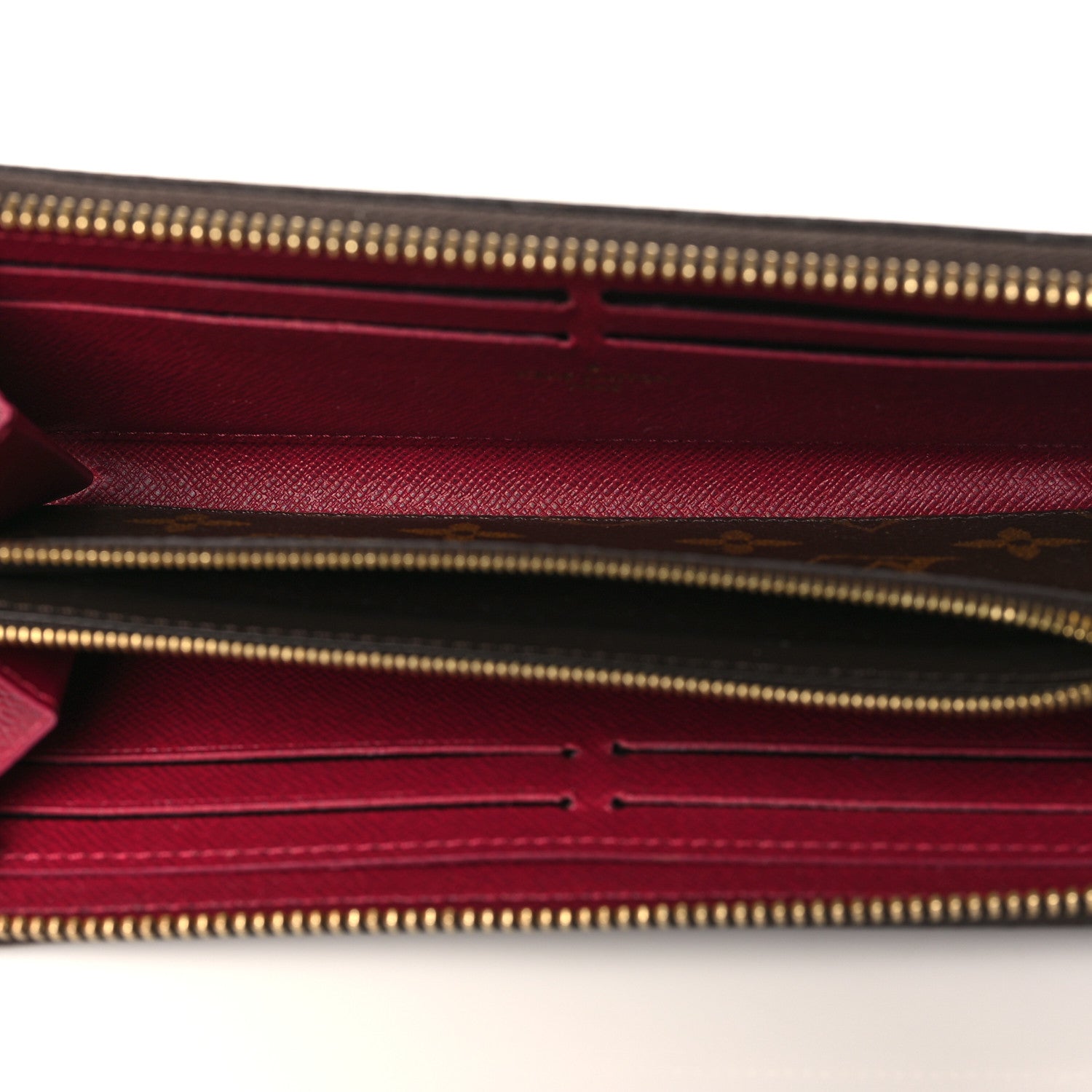 Louis Vuitton Monogram Clemence Wallet Fuchsia 5 of 7