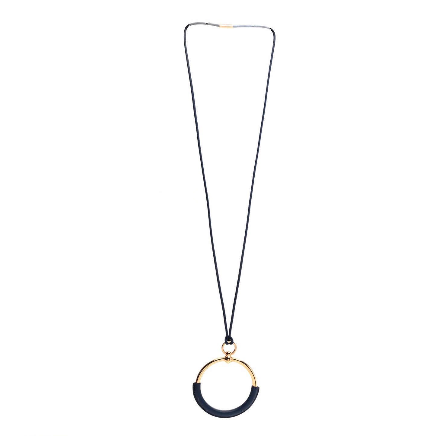 Swift Grand Loop Pendant Necklace Bleu Saphir