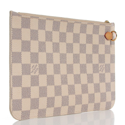 Louis Vuitton Damier Azur Neverfull MM GM Pochette 3 of 8