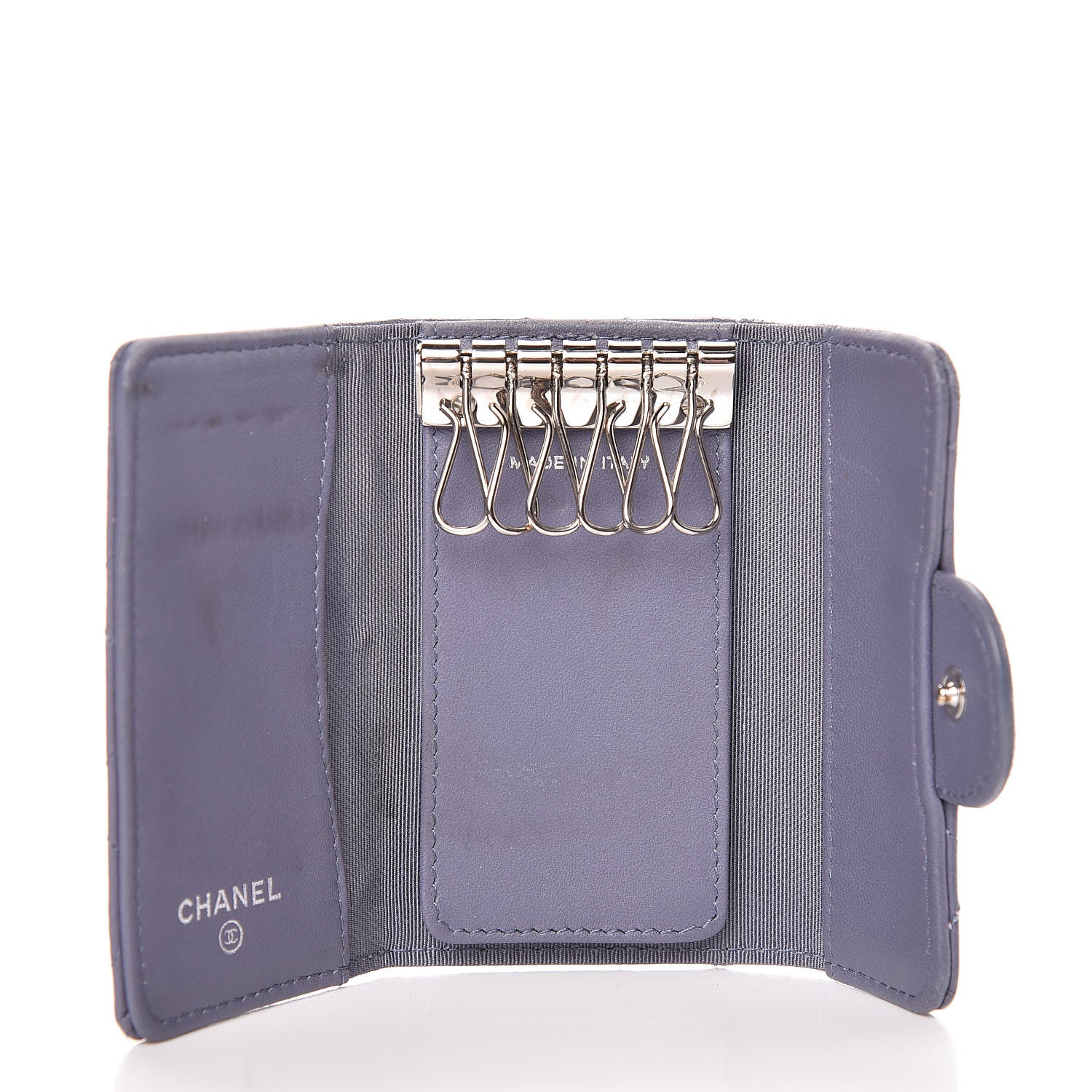 Chanel Lambskin Quilted 6 Key Holder Lavender 5 of 18