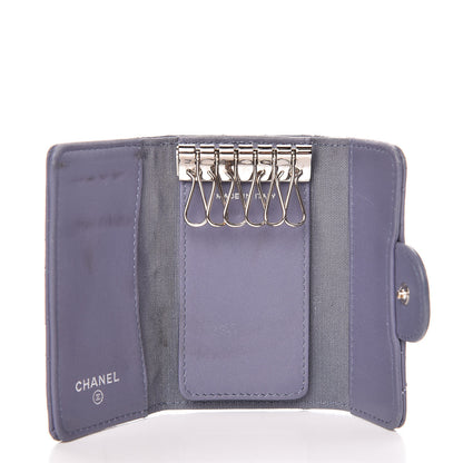 Chanel Lambskin Quilted 6 Key Holder Lavender 5 of 18