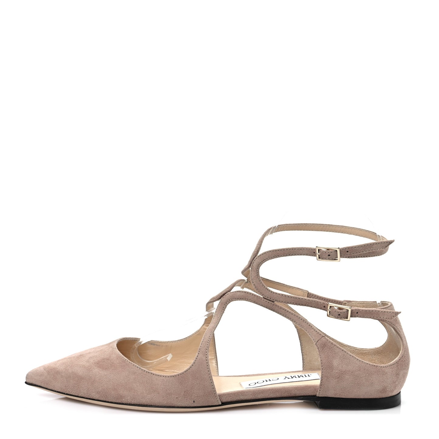 Suede Lancer Flats 39 Ballet Pink