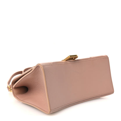 Balenciaga Grained Calfskin Small Hourglass Top Handle Bag Nude Beige 4 of 10