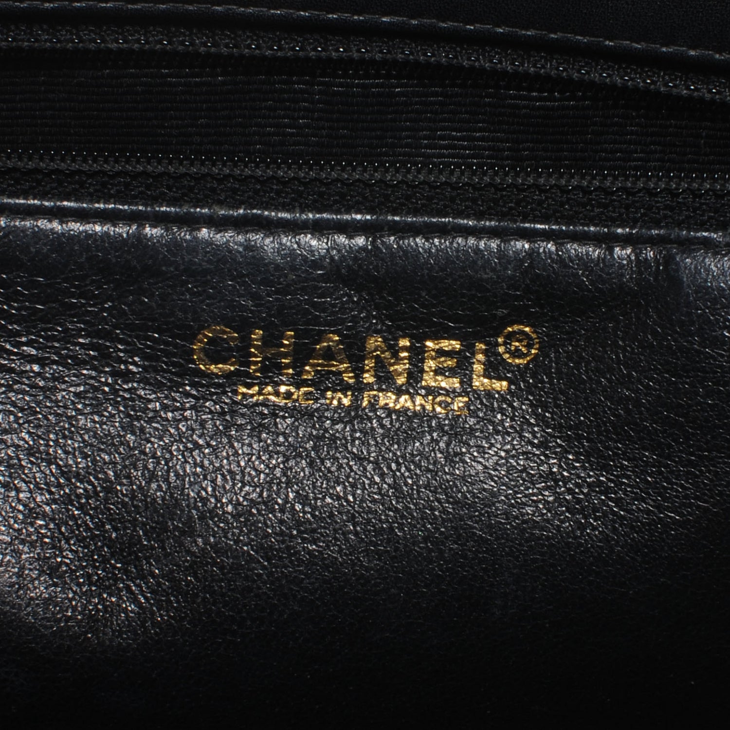 Chanel Calfskin Leather Simple Shoulder Bag Black 7 of 8