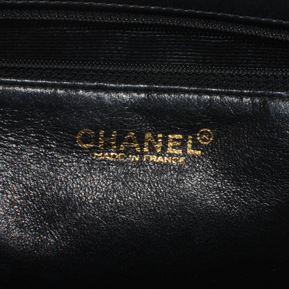 Chanel Calfskin Leather Simple Shoulder Bag Black 7 of 8
