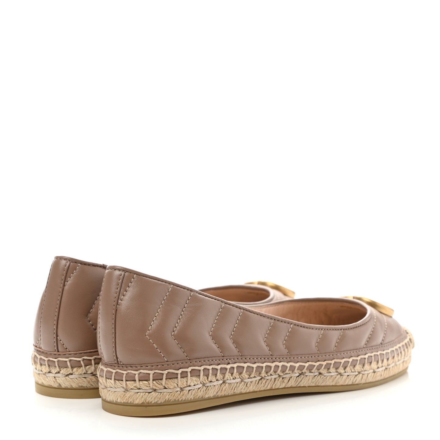 Nappa Matelasse GG Marmont Espadrilles 36 Porcelain Rose