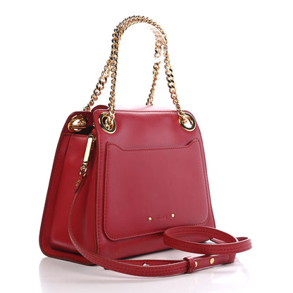 Chloe Shiny Calfskin Mini Annie Shoulder Bag Dreamy Red 3 of 5