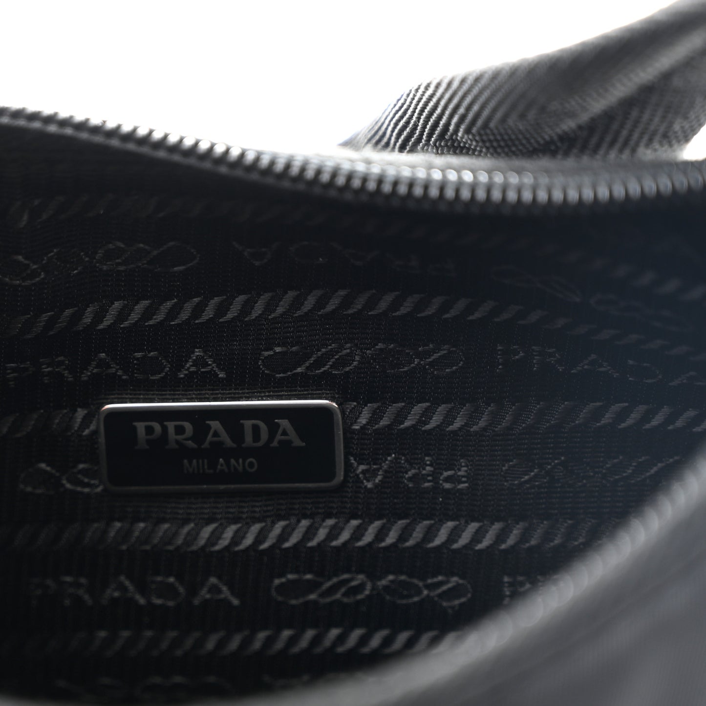Tessuto Nylon Mini Re-Edition 2000 Bag Black