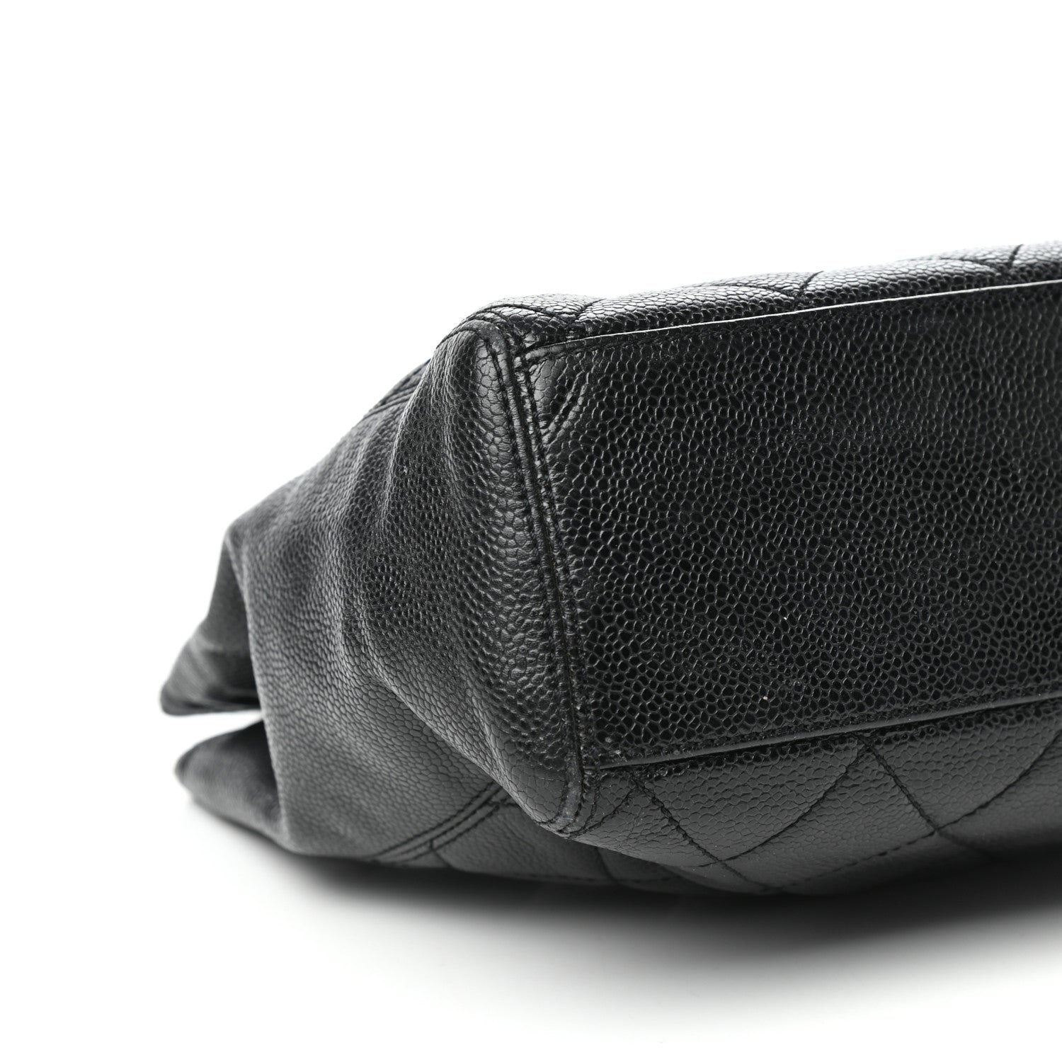 Chanel Caviar Quilted Small CC Shopping Tote Black 8 of 9