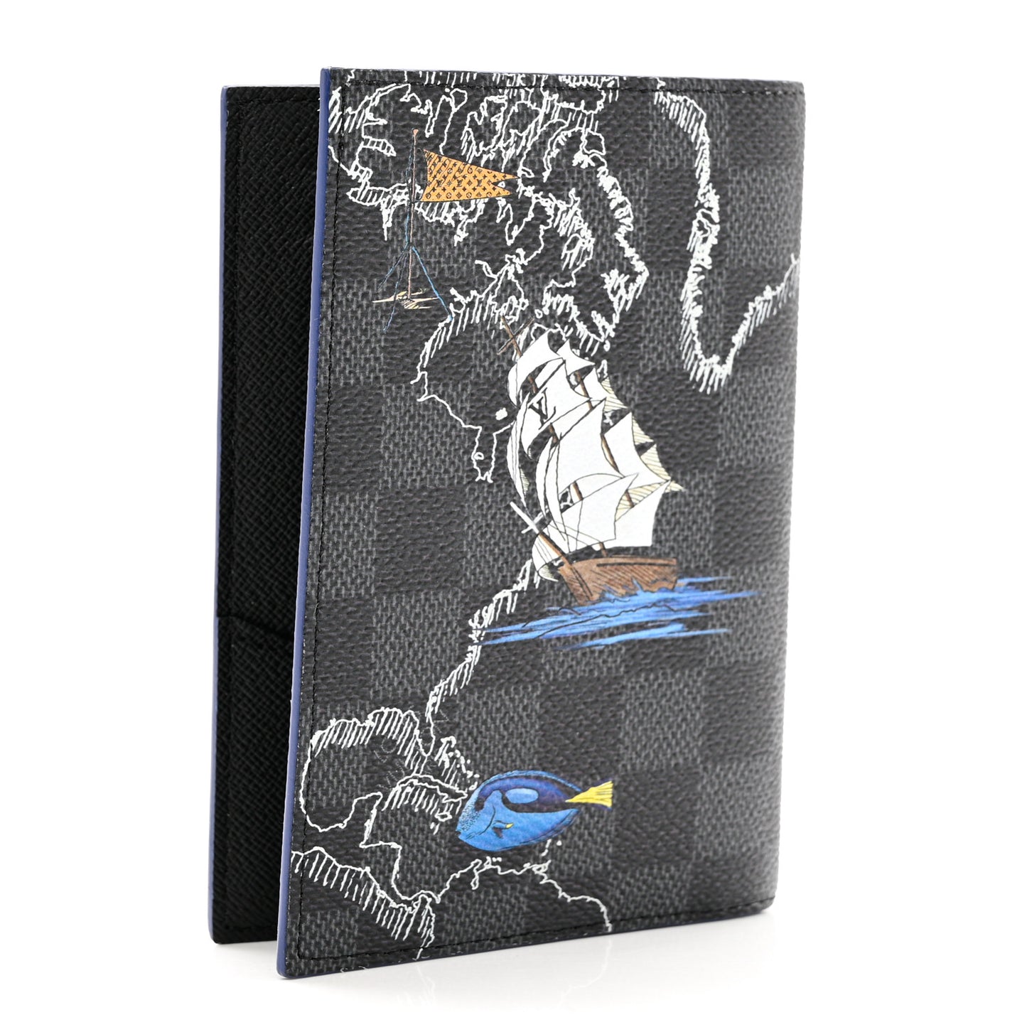 Damier Graphite Map Passport Cover