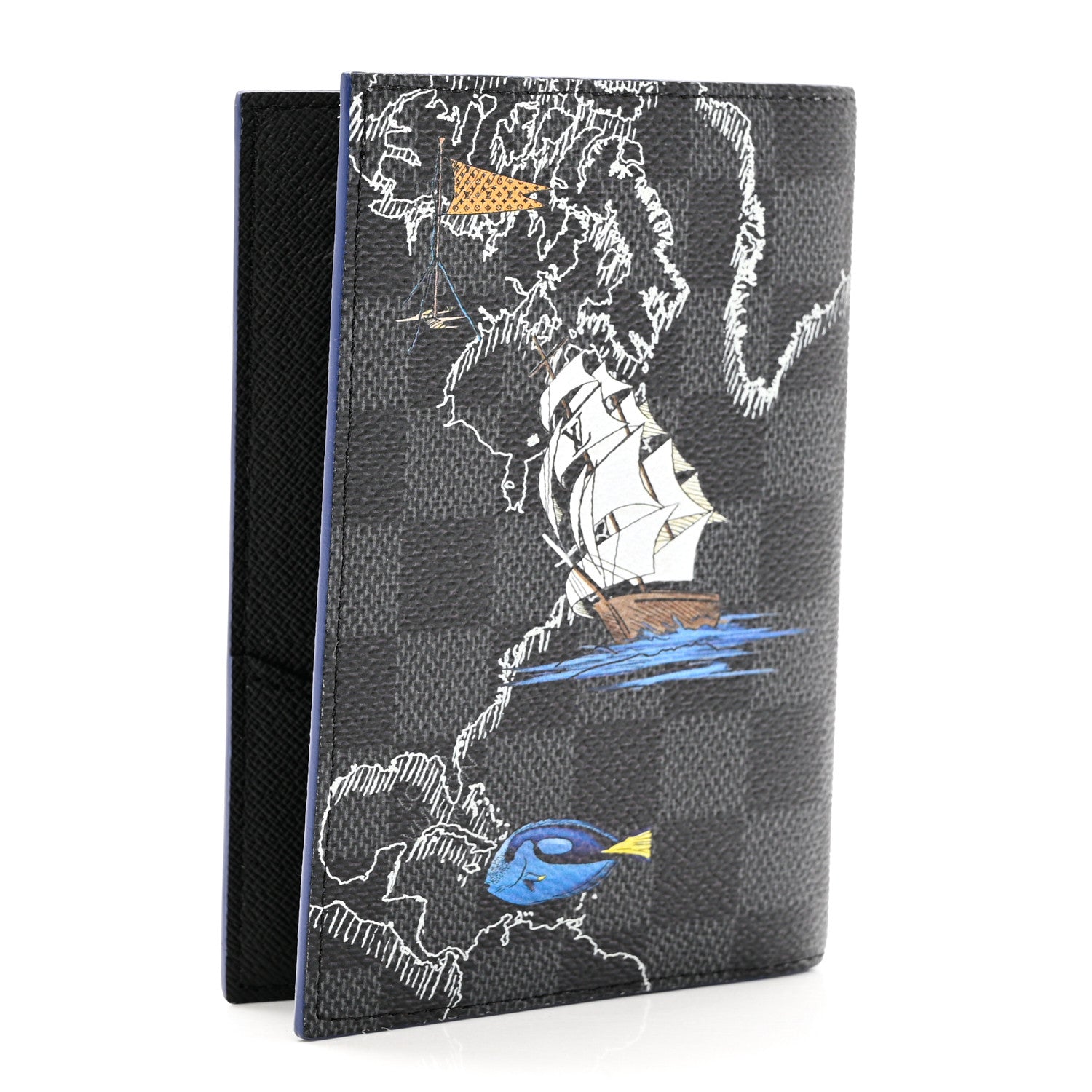 Louis Vuitton Damier Graphite Map Passport Cover 3 of 6