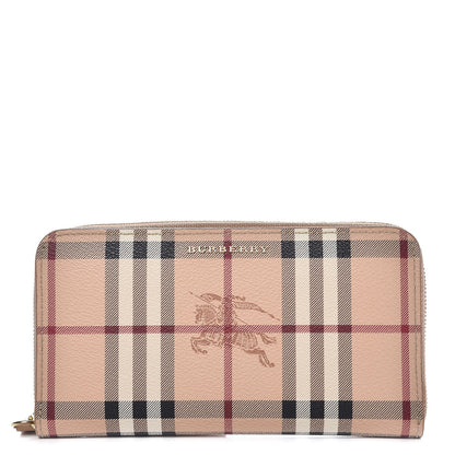 Burberry Haymarket Check Zip Around Wallet 1 of 8