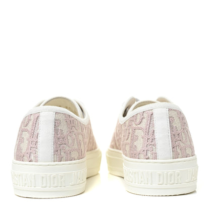 Christian Dior Canvas Oblique Walk'N'Dior Low Top Sneakers 39 Powder Nude 4 of 9