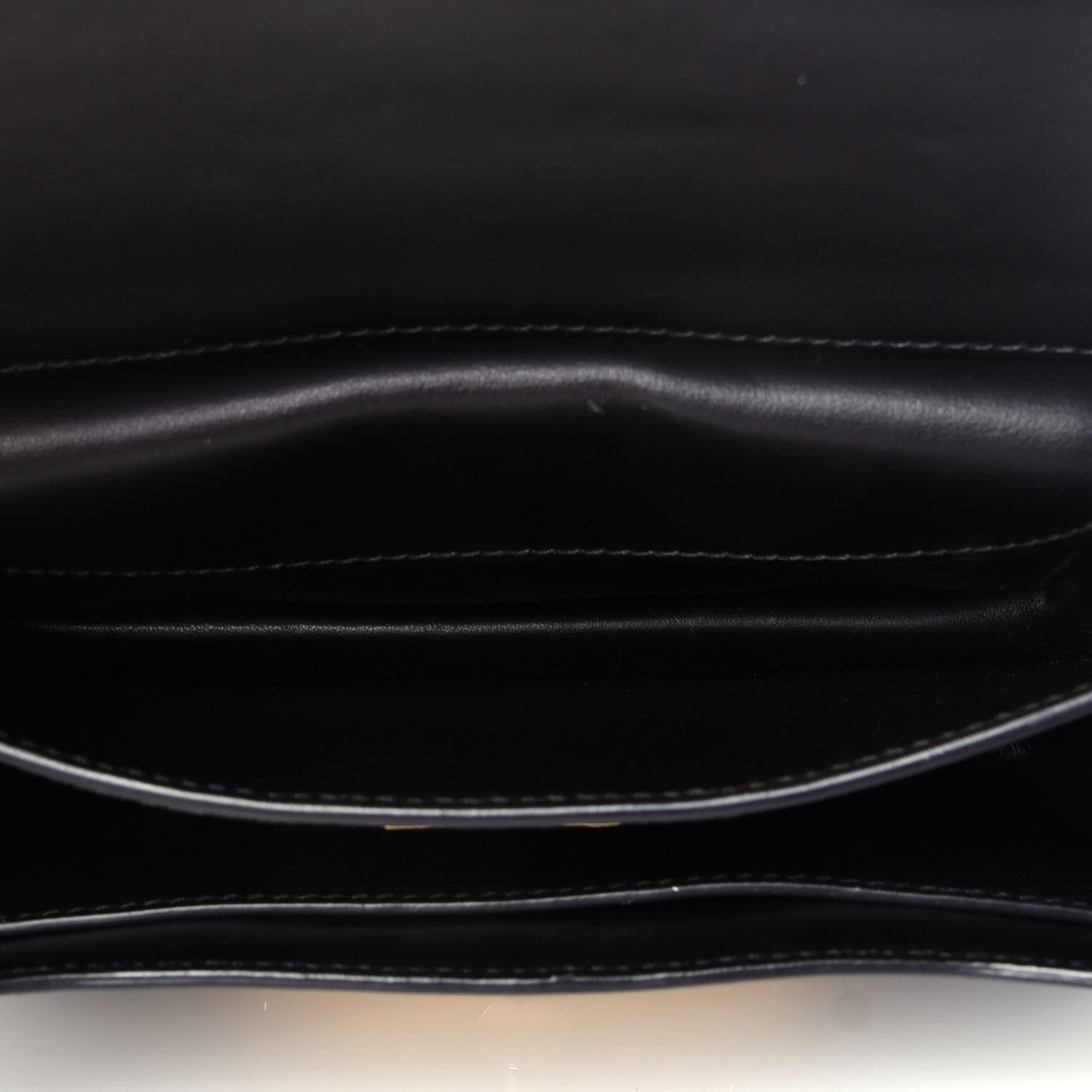 Prada Antic Soft Padlock Shoulder Bag Black 5 of 8