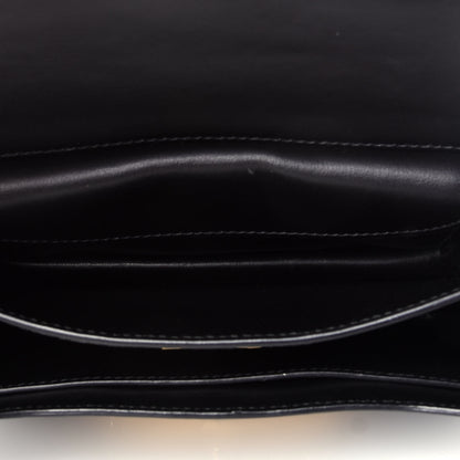 Prada Antic Soft Padlock Shoulder Bag Black 5 of 8