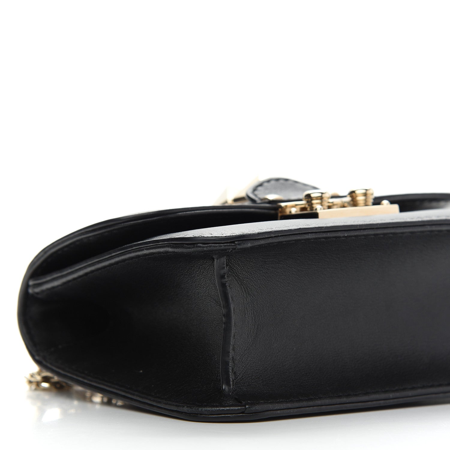 Valentino Garavani Vitello Mini Glam Lock Rockstud Flap Black 7 of 9