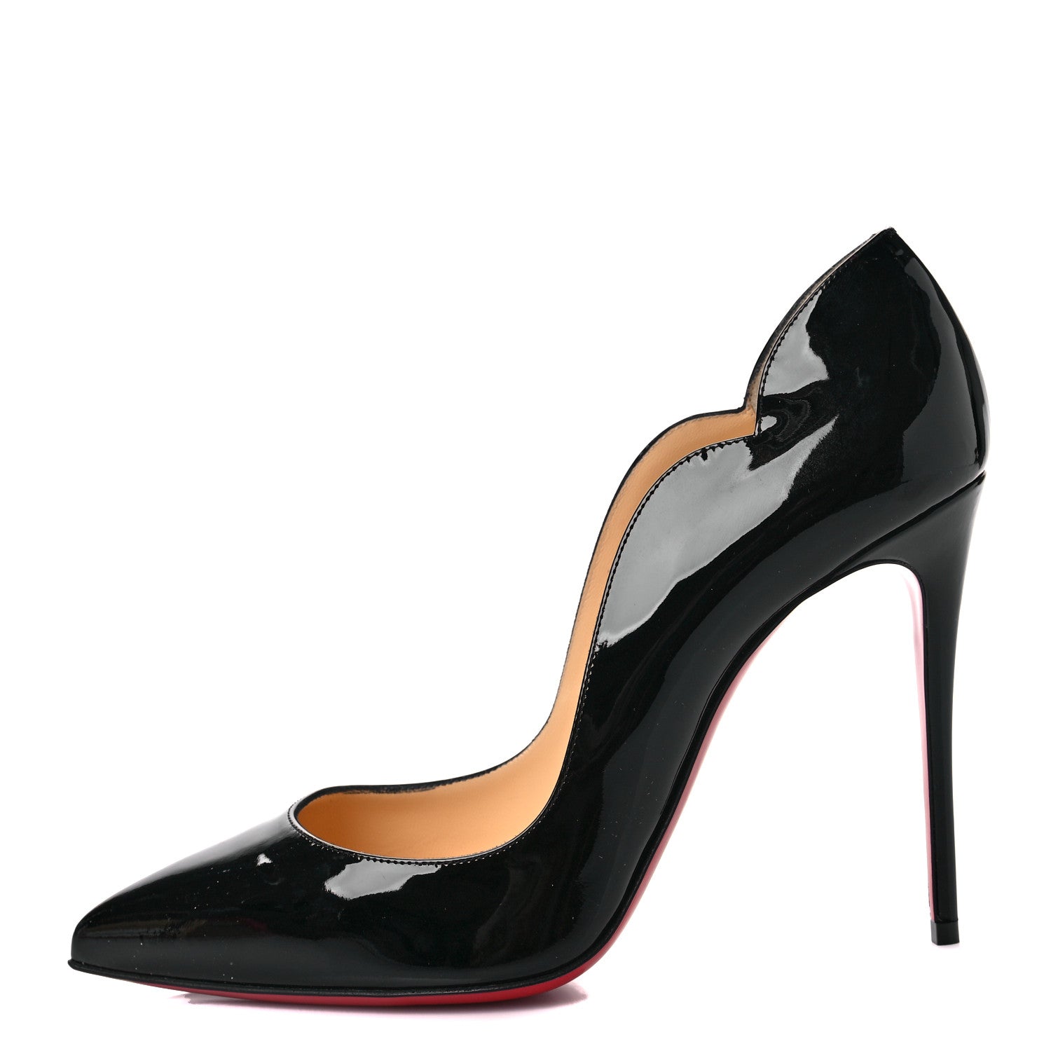 Christian Louboutin Patent Hot Chick 100 Pumps 39.5 Black 1 of 7