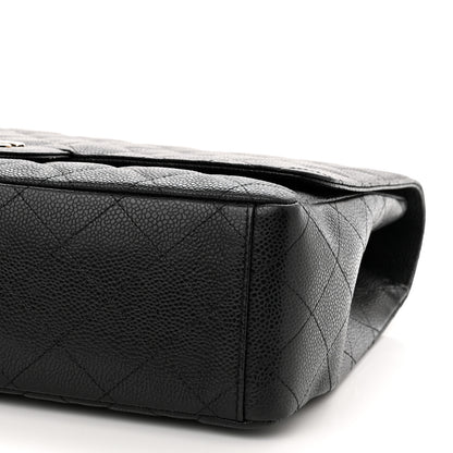 Chanel Caviar Quilted Maxi Single Flap Black 10 of 11
