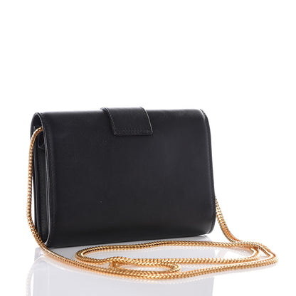Saint Laurent Calfskin Classic Y Ligne Chain Wallet Black 2 of 11