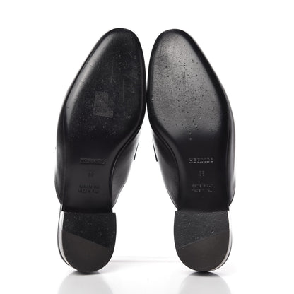 Hermes Goatskin Trocadero Mule 36 Black 5 of 10