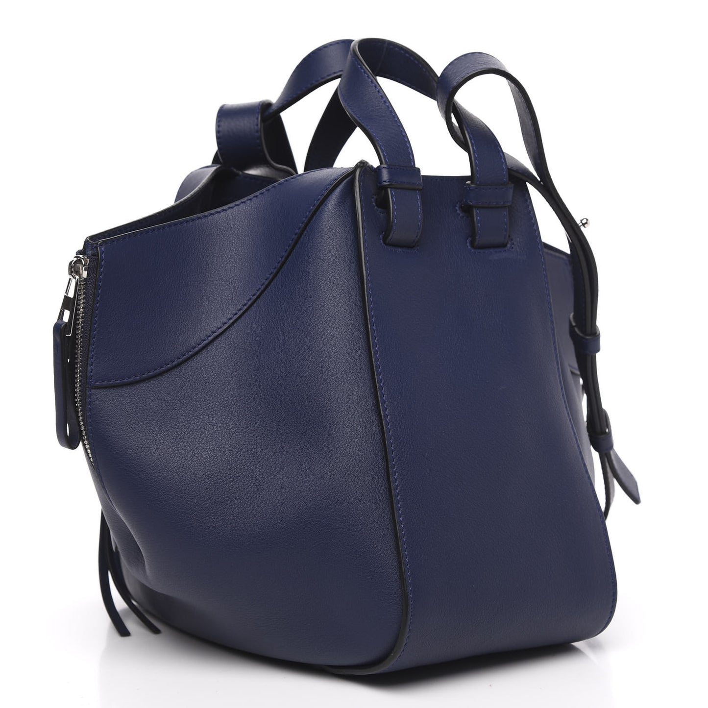 Calfskin Medium Hammock Shoulder Bag Marine