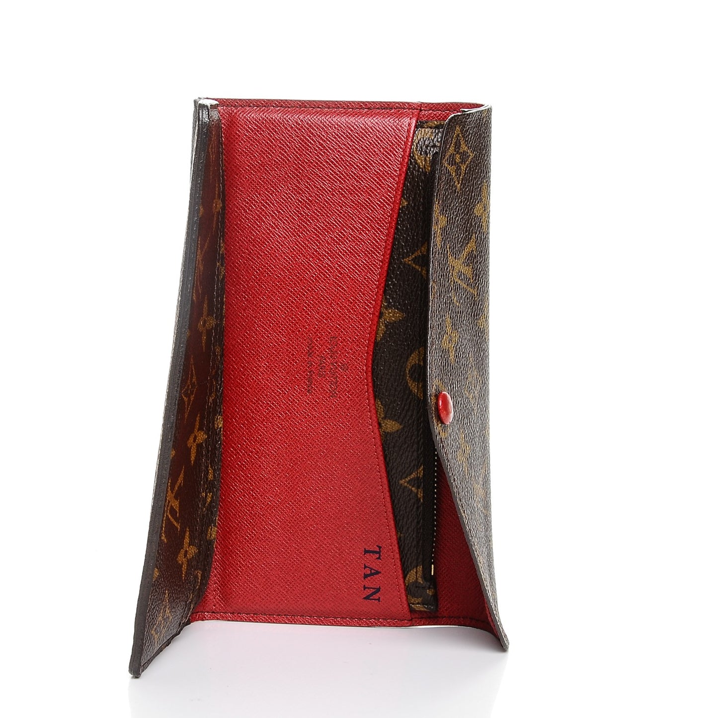 Monogram Josephine Wallet Red