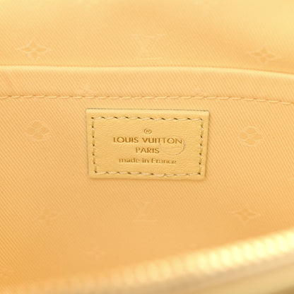 Louis Vuitton Calfskin Bubblegram Alma BB Banana 6 of 9