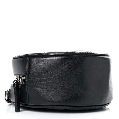 Chanel Lambskin Quilted Round Clutch With Chain Black 4 of 16
