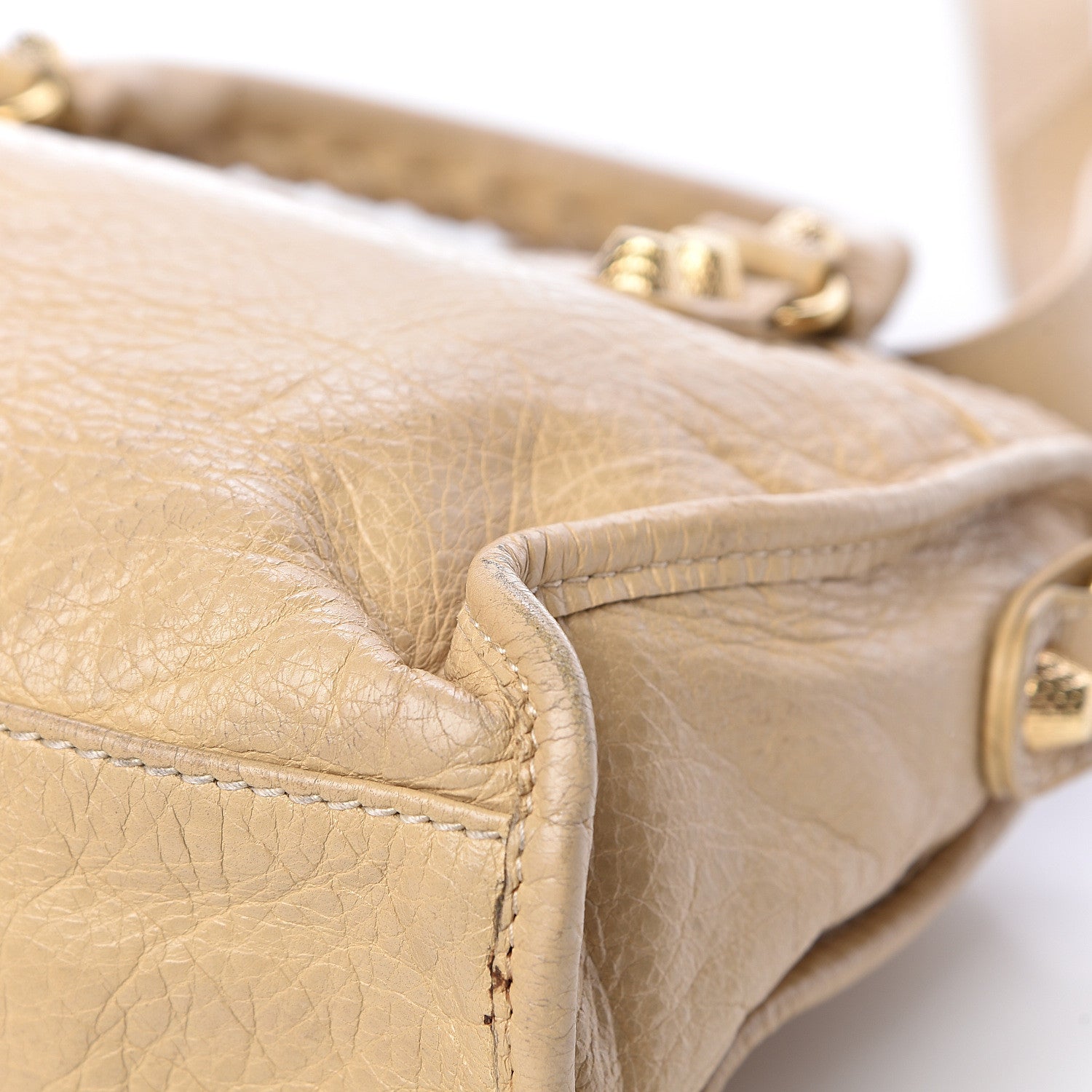Balenciaga Agneau Giant 12 Gold Hardware Mini City Beige Oryx 11 of 19
