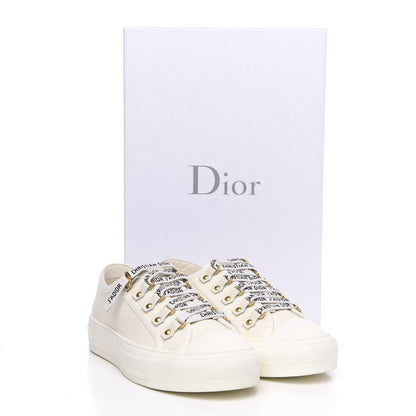 Christian Dior Canvas Walk'n Dior Low Top Sneakers 36 White 9 of 9