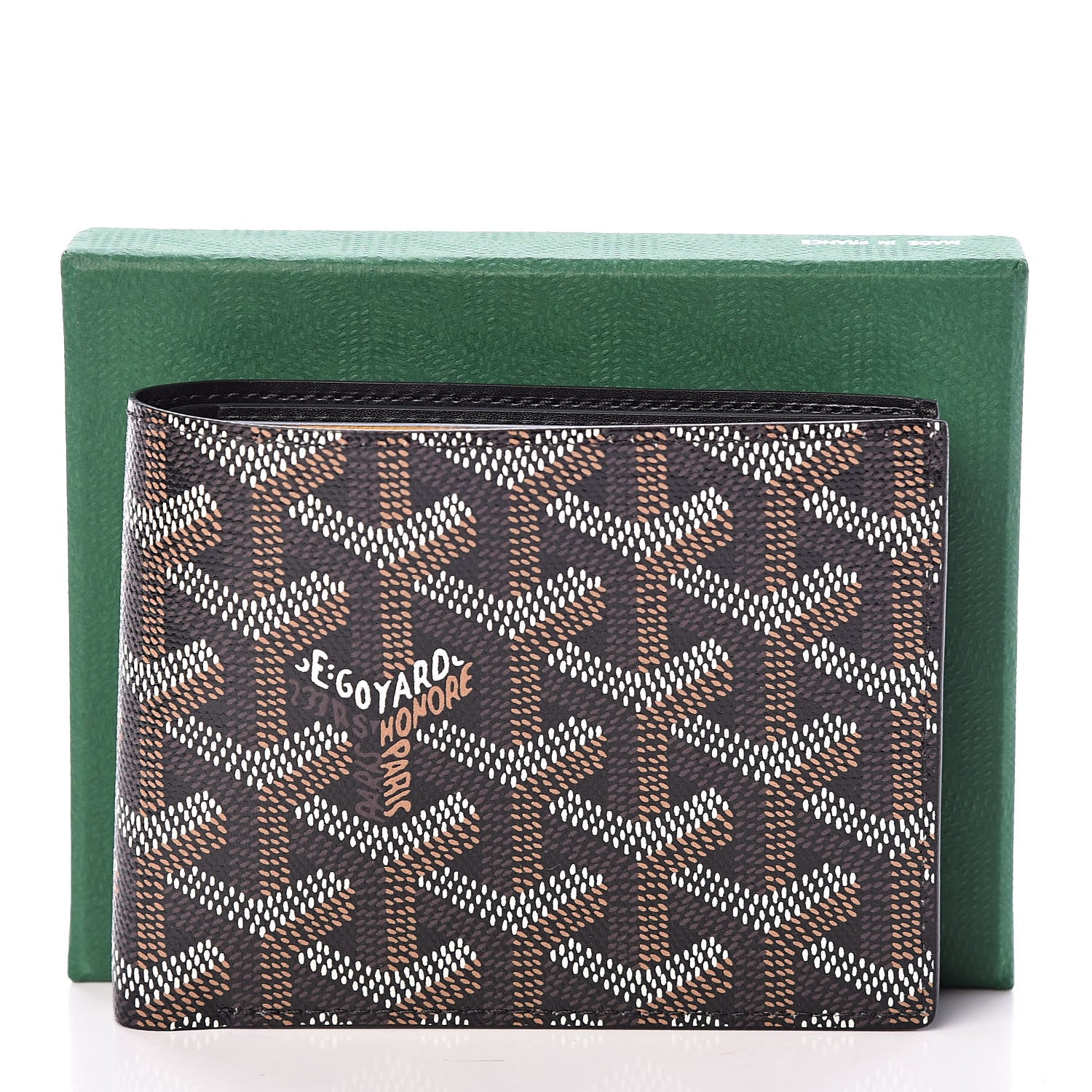 Goyard Goyardine Bi-Fold Victoire PM Wallet Black 7 of 7