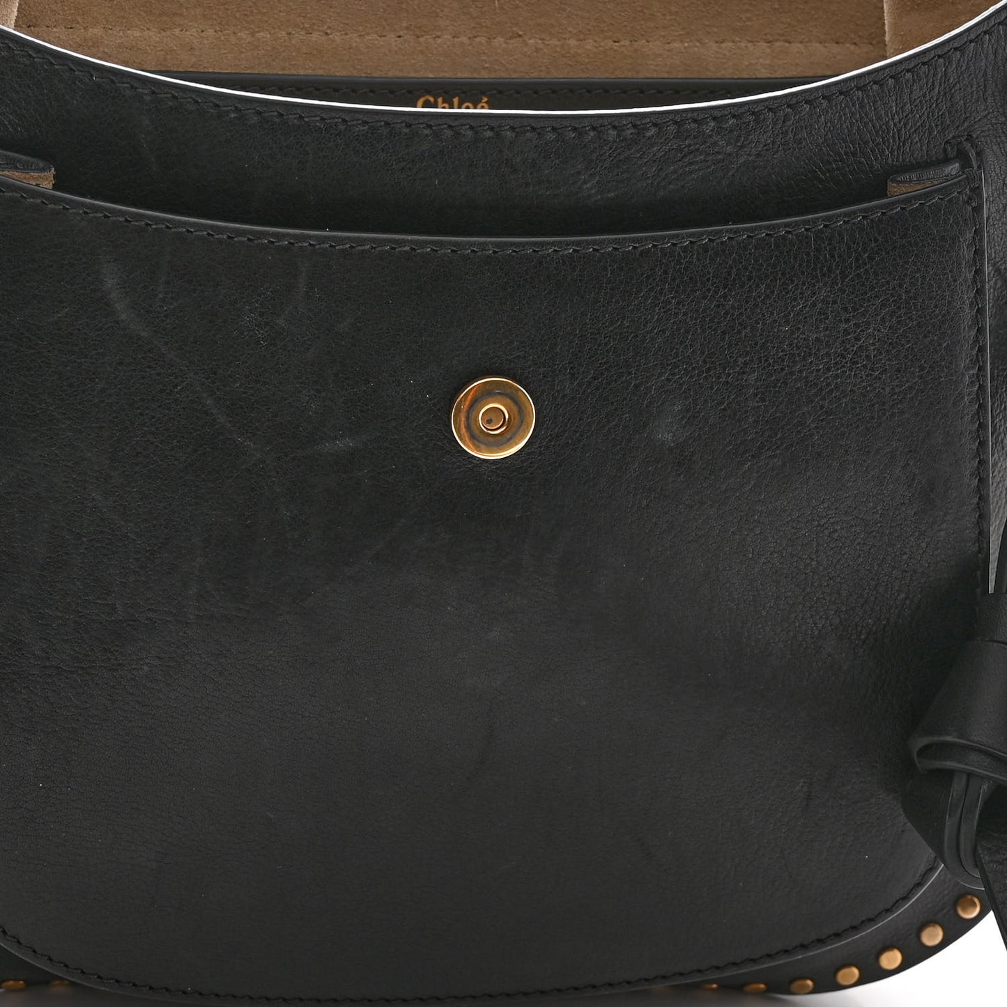 Calfskin Braided Hudson Shoulder Bag Black