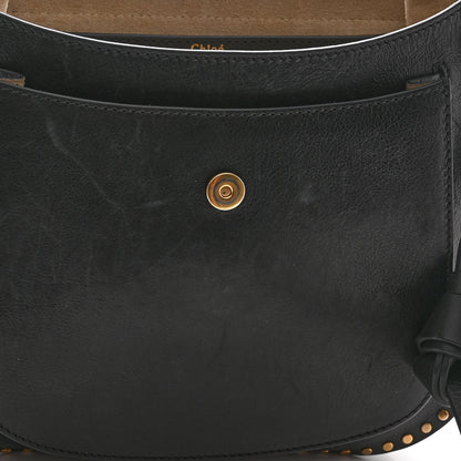 Chloe Calfskin Braided Hudson Shoulder Bag Black 10 of 11