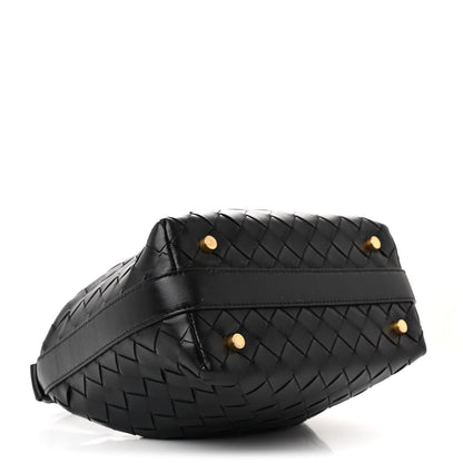 Bottega Veneta Calfskin Nappa Intrecciato Mini Wallace Black 4 of 10