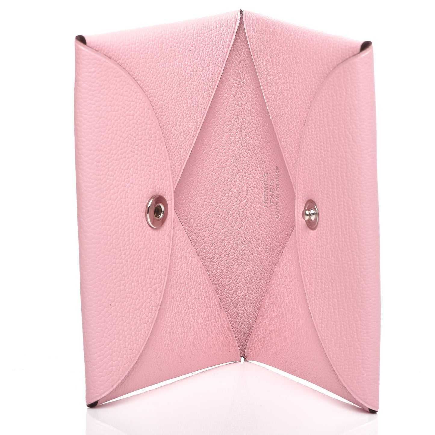 Chevre Mysore Calvi Card Case Rose Sakura