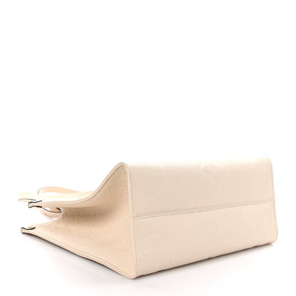 Louis Vuitton Empreinte Monogram Giant Onthego MM Creme 7 of 16