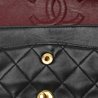 Chanel Lambskin Quilted Small Double Flap Black 14 of 16