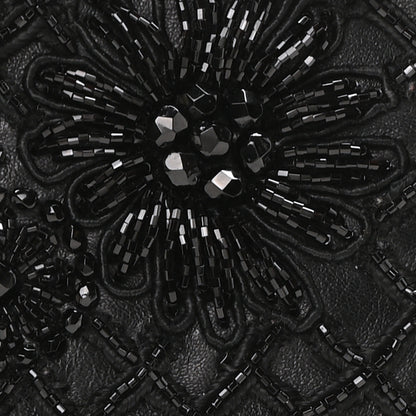 Valentino Garavani Lambskin Beaded Embroidery Medium Girello Flap Black 8 of 10