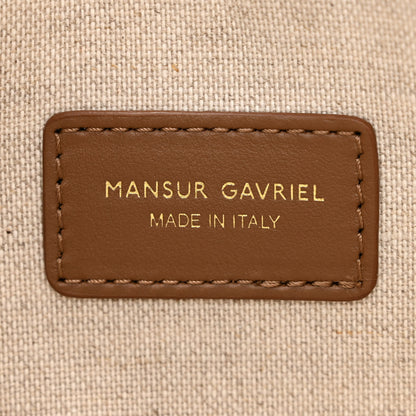 Mansur Gavriel Smooth Calfskin Mini Frame Bag Desert 6 of 9