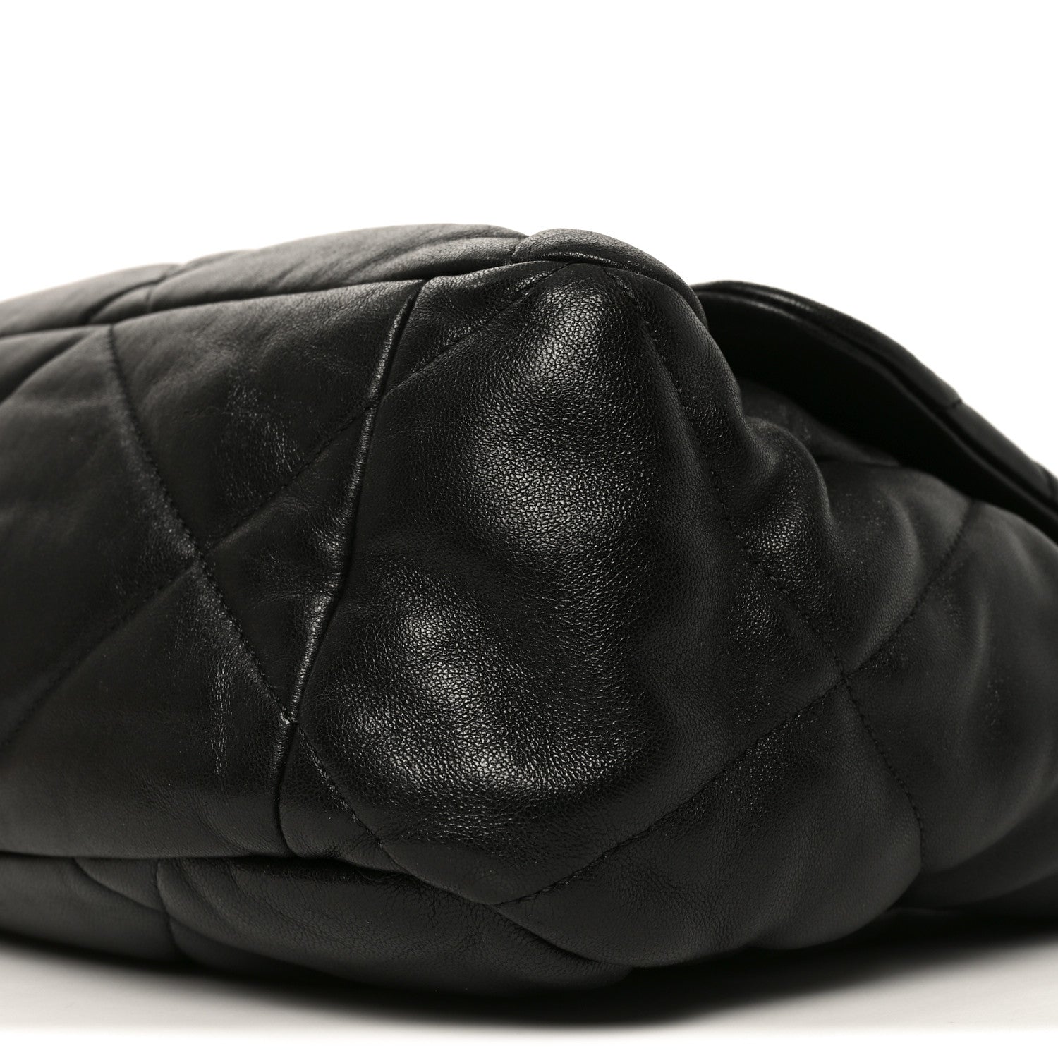 Chanel Lambskin Quilted Maxi Chanel 19 Flap Black 10 of 10