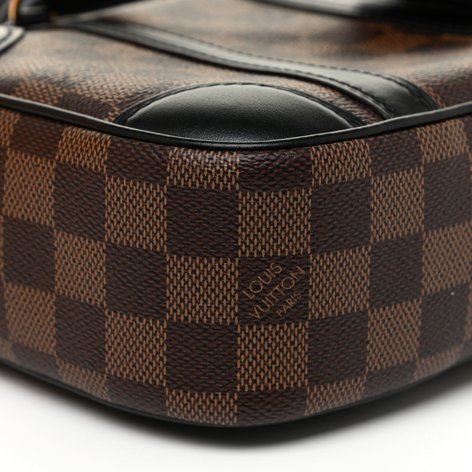 Louis Vuitton Damier Ebene Valisette Souple BB Black 7 of 9
