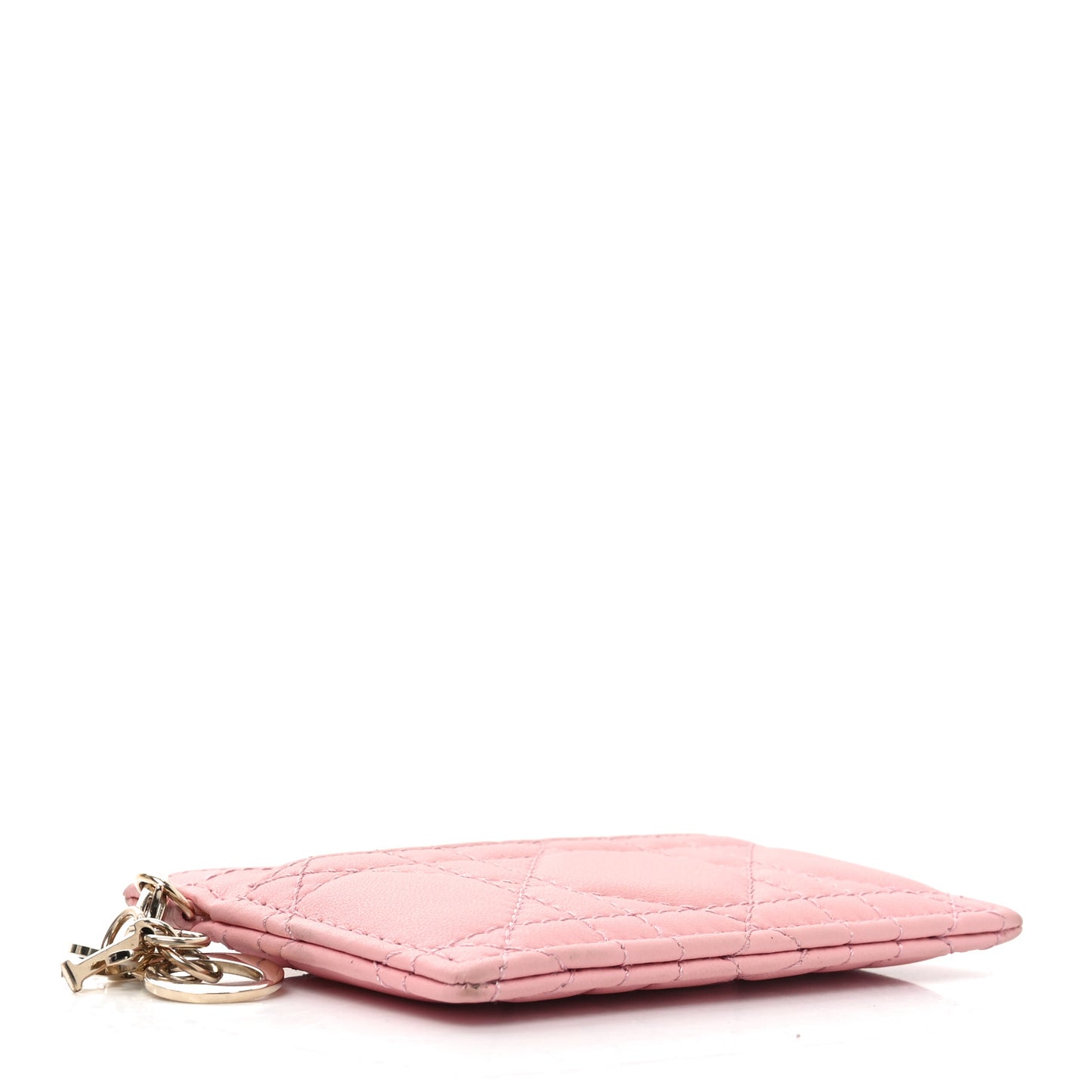 Lambskin Cannage Lady Dior Card Holder Melacoton