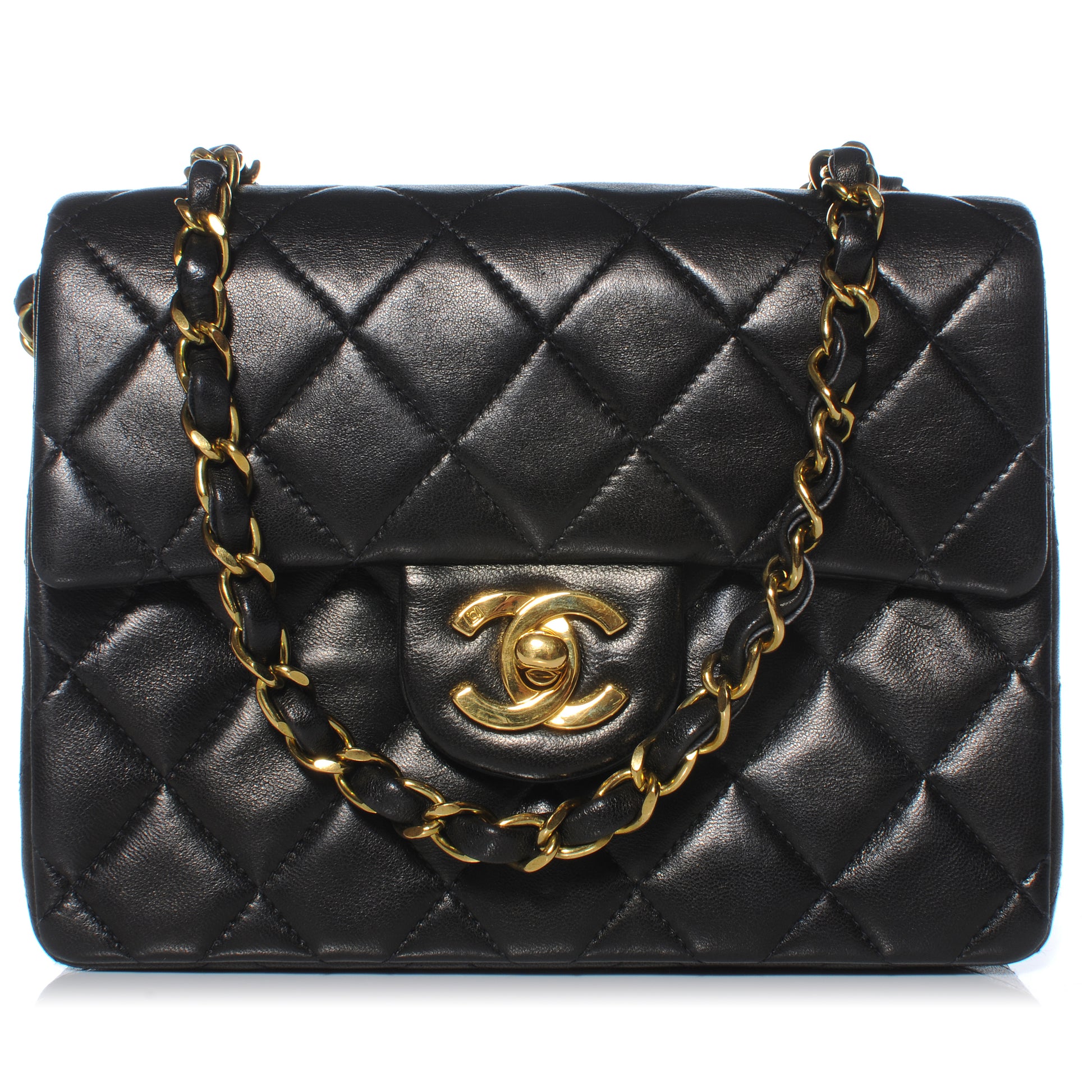 Chanel Lambskin Mini Flap Black 1 of 8